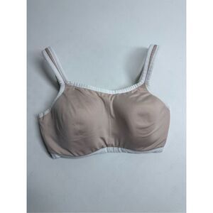 Natori Yogi Underwire Sports Bra Color Mocha Ivory Size  34C Convertible